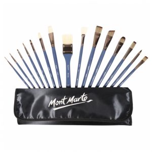 Mont Marte Premium Brush Wallet Set 15pce
