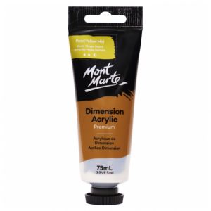 Mont Marte Dimension Acrylic 75ml - Pearl Yellow