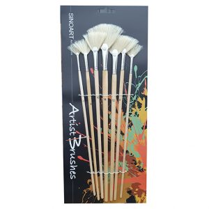 Bristle Fan Set 7pc