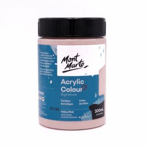 Mont Marte Signature Acrylic 300ml Yellow Pink