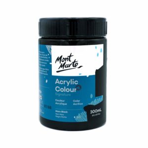 Mont Marte Signature Acrylic 300ml Mars Black