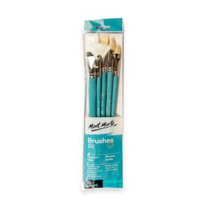 Mont Marte Gallery Series Brush Set Oils 5pce