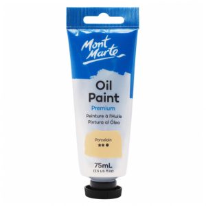 Mont Mart Premium Oil Paint Tube 75ml - Porcelain
