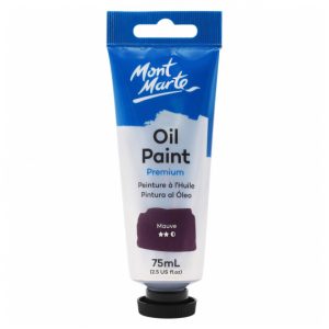 Mont Mart Premium Oil Paint Tube 75ml - Mauve