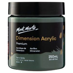 Mont Marte Dimension Acrylic 250ml - Terre Verte
