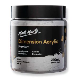 Mont Marte Dimension Acrylic 250ml -Silver