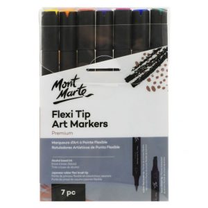 Mont Marte Premium Flexi Tip Art Markers 7pc