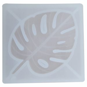 Silicone Mould - Mini Monstera Leaf 66x65mm