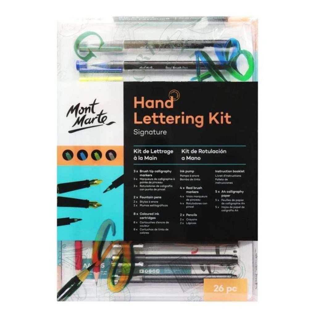Mont Marte Hand Lettering Kit Signature 26pc – Atlas paints