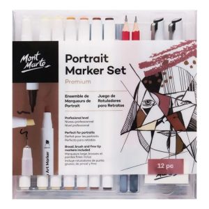 Mont Marte Premium Alcohol-based Portrait Marker Set 12pc