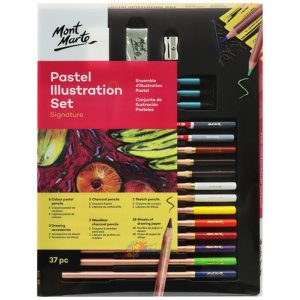 Mont Marte Signature Colour Pastel Illustration Set 37pc