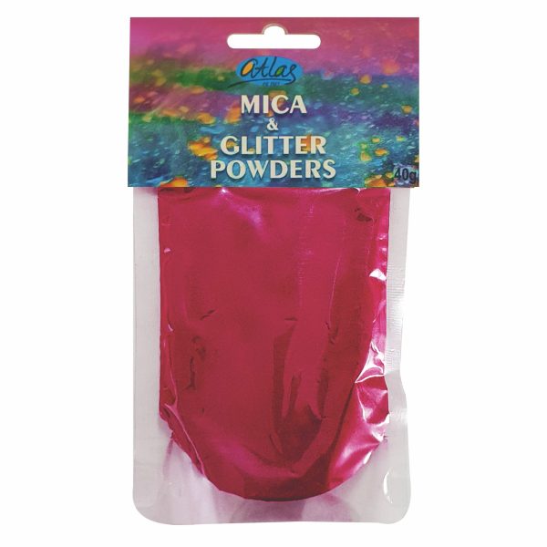 Atlas Mica Powder Dark Rose 40g – Atlas paints