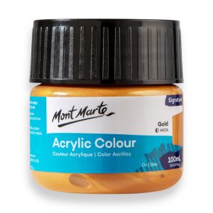 Mont Marte Signature Acrylic Colour Paint 100ml - Gold