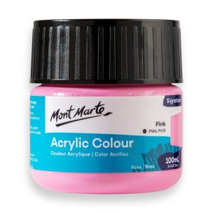 Mont Marte Signature Acrylic Colour Paint 100ml - Pink
