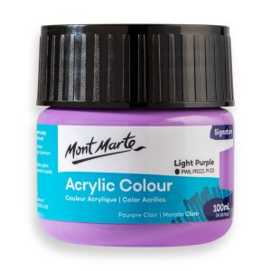 Mont Marte Signature Acrylic Colour Paint 100ml - Light Purple
