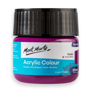 Mont Marte Signature Acrylic Colour Paint 100ml - Violet