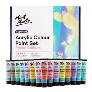 Monte Marte Acrylic Colour Pastel Paint Set Signature 36pc x 36ml