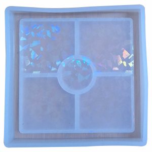 Silicone Mould - Holographic Square Coaster