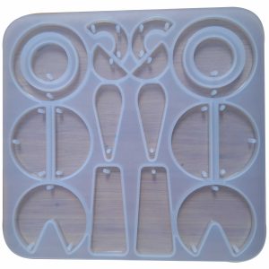 Silicone Mould - Assorted Earring Shapes