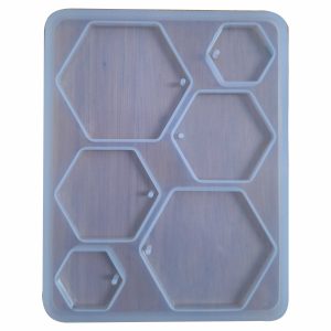 Silicone Mould - Hexagon Pendant