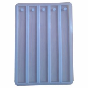 Silicone Mould - Plain Bookmarks (5)