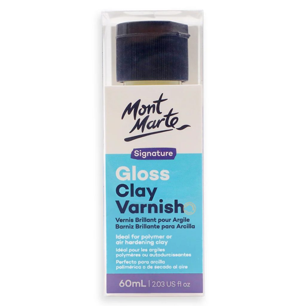 Mont Marte Gloss Clay Varnish Signature 60ml Atlas paints