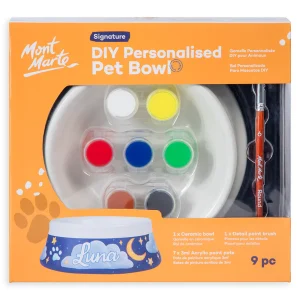 Mont Marte DIY Personalised Pet Bowl - 9pc