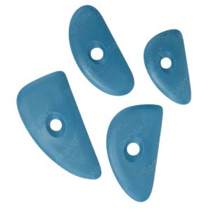 Sinoart Silicone Pottery Rib Set - 4pcs