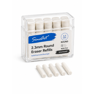 Sinoart Pencil Eraser - 2.3mm Round Refill 5pk