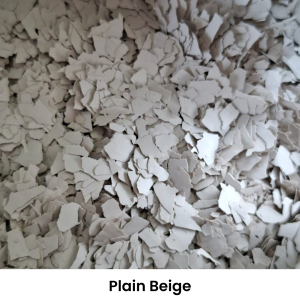 Decorative Floor Flakes - Plain Beige
