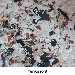 Decorative Floor Flakes - Terrazzo 8