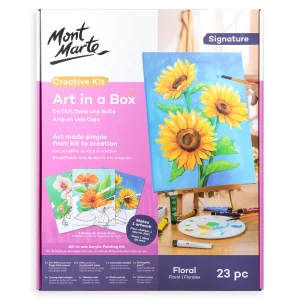 Mont Marte Art in a Box - Creative Kit - Floral 23pc