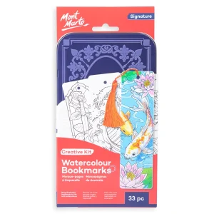 Mont Marte Watercolour Bookmark Set 33pc